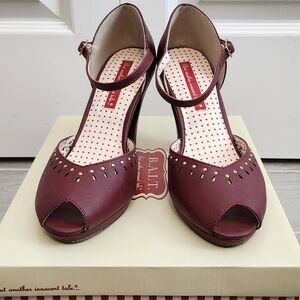 B.A.I.T. Footwear Letty Heels in Wine
